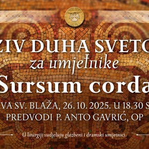 Zaziv Duha Svetoga za umjetnike „Sursum corda“